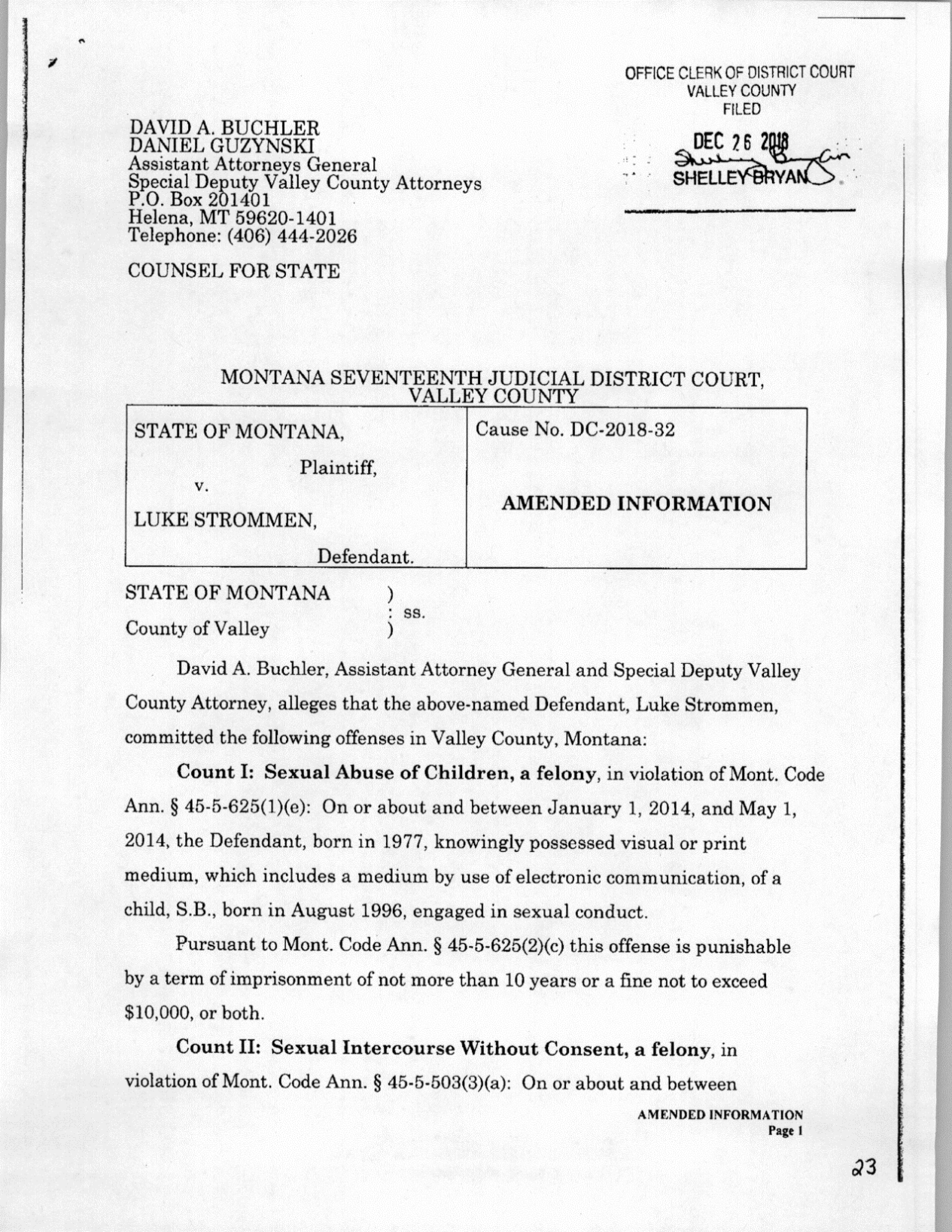 Luke Strommen Case Docs